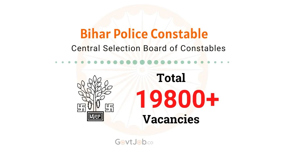 Bihar Police CSBC Constable Recruitment 2025 for 19838 Vacancies. Bihar Police CSBC Constable Recruitment 2025 for 19838 Vacancies.