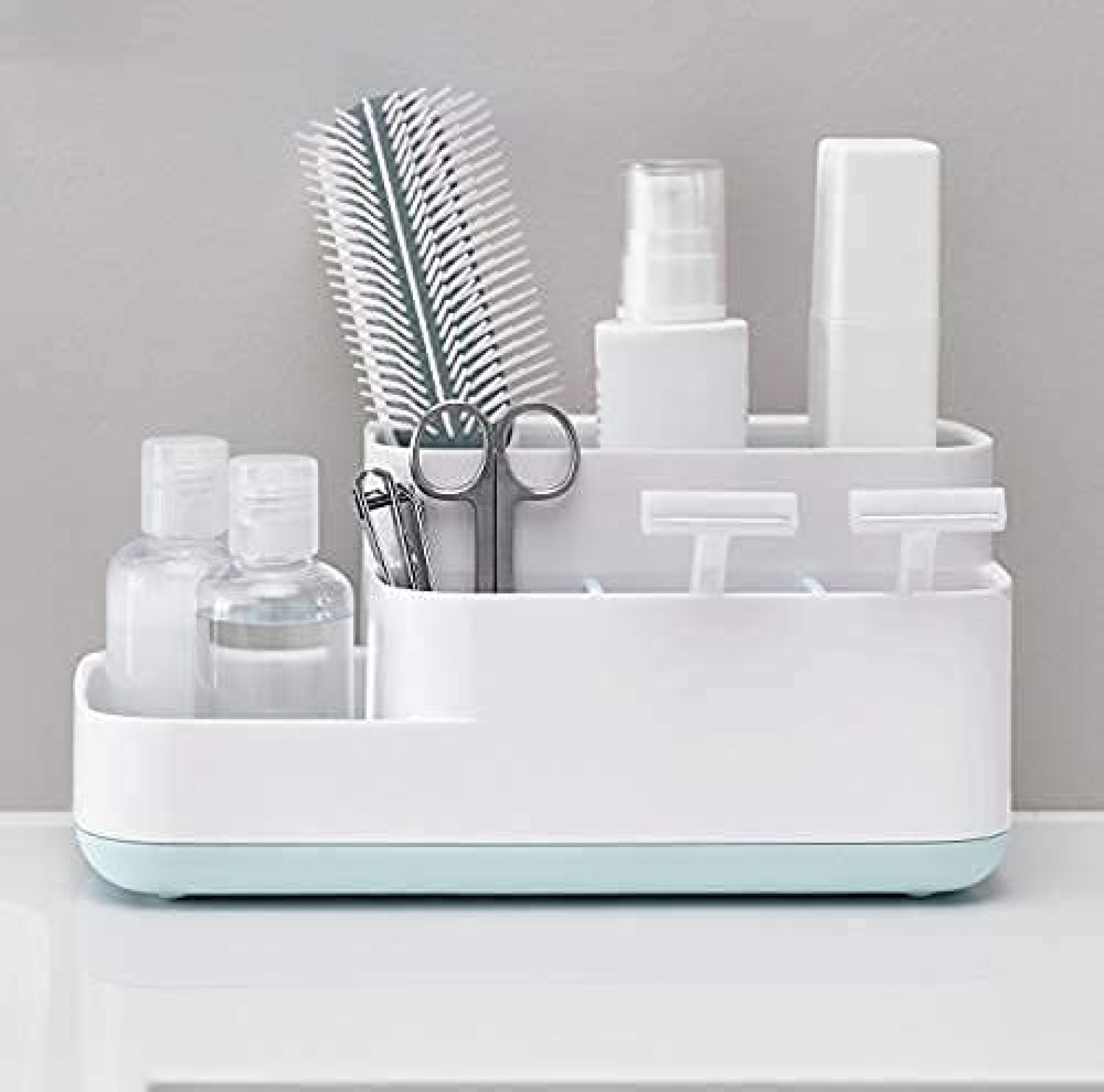 YKXIMS SK TRADES 5 Compartment Kitchen and Bathroom Sink Caddy Storage Organizer – Soap, Hand Wash, Tooth Brush, Cosmetics, Shaving Kit (Multi Color) YKXIMS SK TRADES 5 Compartment Kitchen and Bathroom Sink Caddy Storage Organizer – Soap, Hand Wash, Tooth Brush, Cosmetics, Shaving Kit (Multi Color)