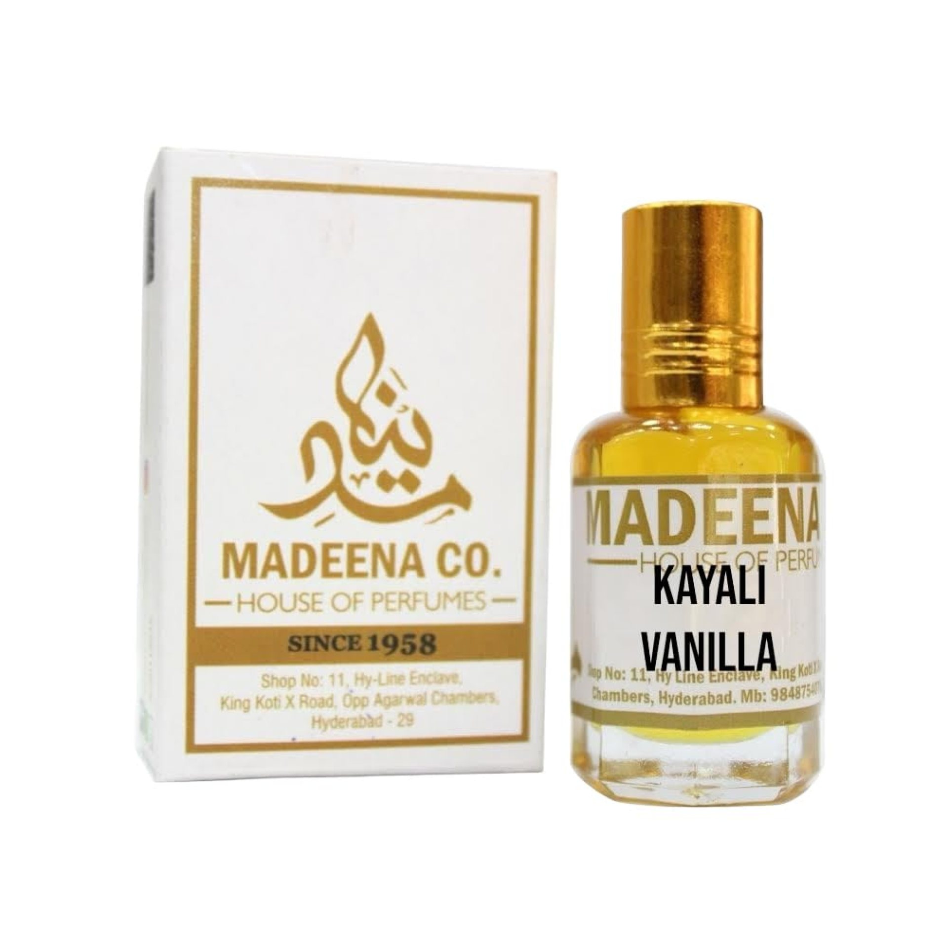 MADEENA CO. KAYALI VANILLA Real & Natural Attar; Best Fragrance For Men and Women; Long Lasting Attar. (6ML) MADEENA CO. KAYALI VANILLA Real & Natural Attar; Best Fragrance For Men and Women; Long Lasting Attar. (6ML)