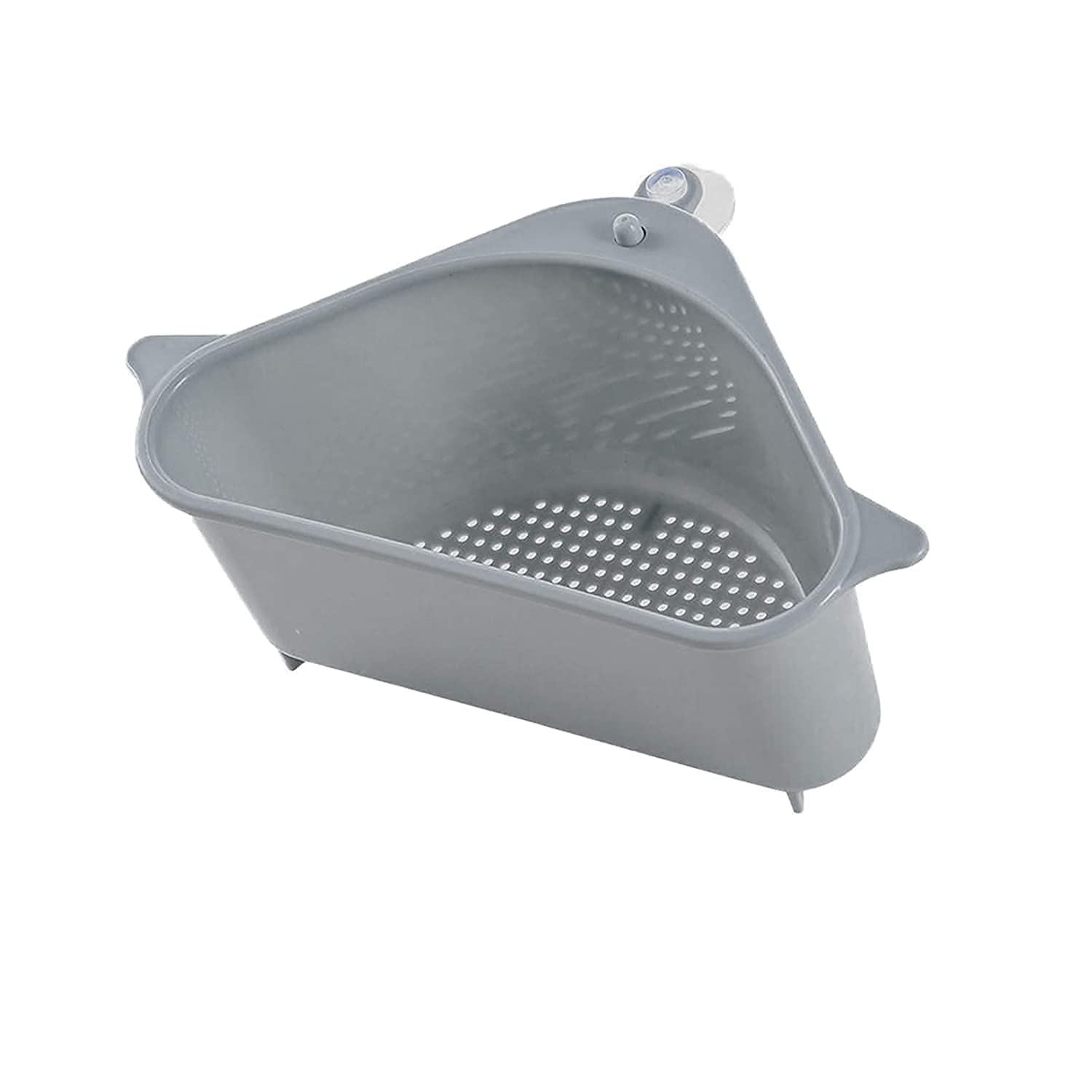 FLYFAR Plastic Multipurpose Kitchen Sink Corner Dish Organizer Tray Strainer Basket Drainer, Dustbin Storage Removable Holder Stand Rack, Waste Dispenser with Suction Cup (Pack of 1, Grey) FLYFAR Plastic Multipurpose Kitchen Sink Corner Dish Organizer Tray Strainer Basket Drainer, Dustbin Storage Removable Holder Stand Rack, Waste Dispenser with Suction Cup (Pack of 1, Grey)