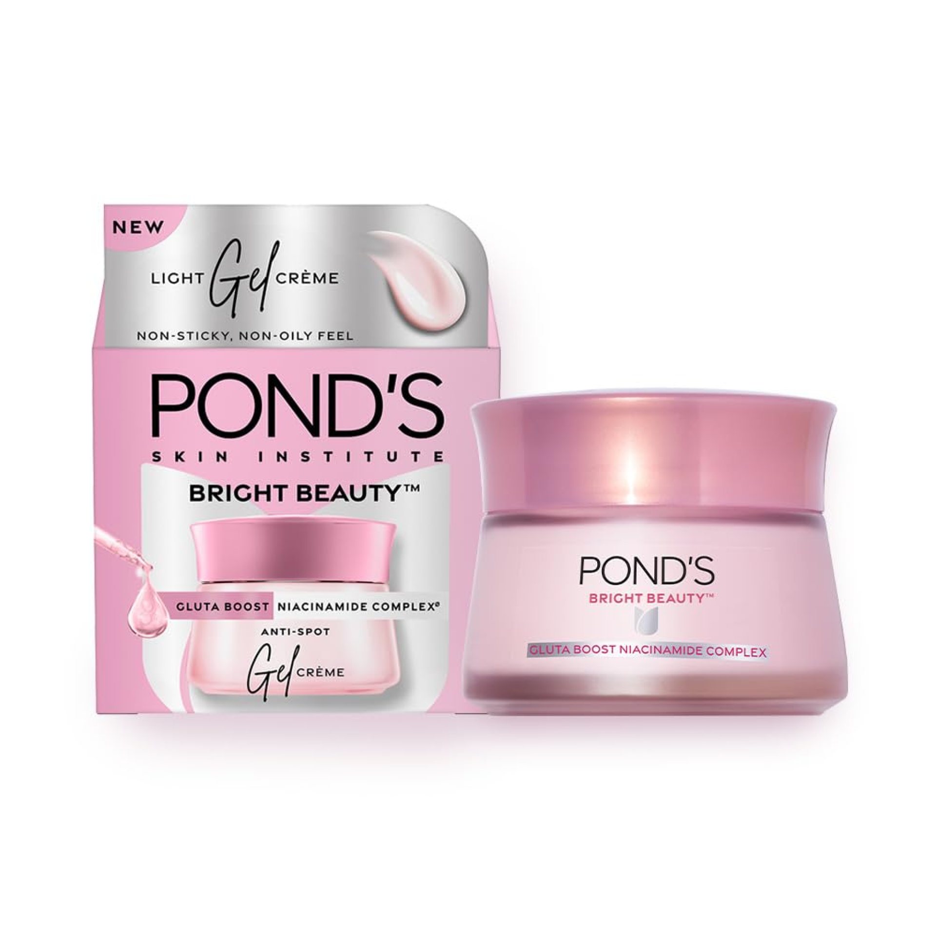 POND’S Bright Beauty Gel Crème with Glutaboost Niacinamide Complex for Fading Dark Spots in 2 Weeks, 50g POND’S Bright Beauty Gel Crème with Glutaboost Niacinamide Complex for Fading Dark Spots in 2 Weeks, 50g