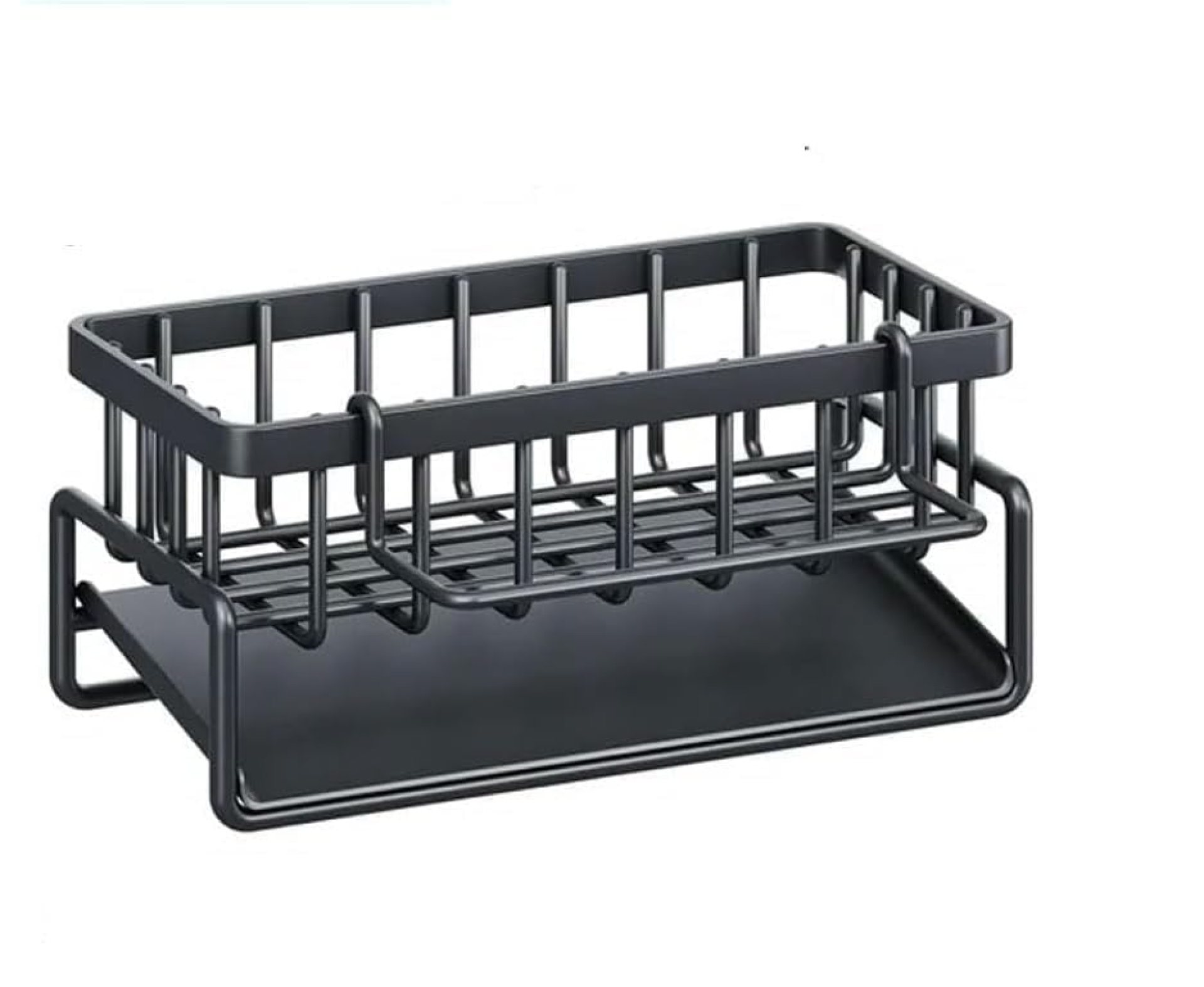 Metal Sink Organizer Draining Rack Durable Kitchen, wash basin, bathroom Countertop Organizer for Sponges, Brushes, and Soap Compact Stainless Steel Sink Caddy with Quick Draining Design Metal Sink Organizer Draining Rack Durable Kitchen, wash basin, bathroom Countertop Organizer for Sponges, Brushes, and Soap Compact Stainless Steel Sink Caddy with Quick Draining Design