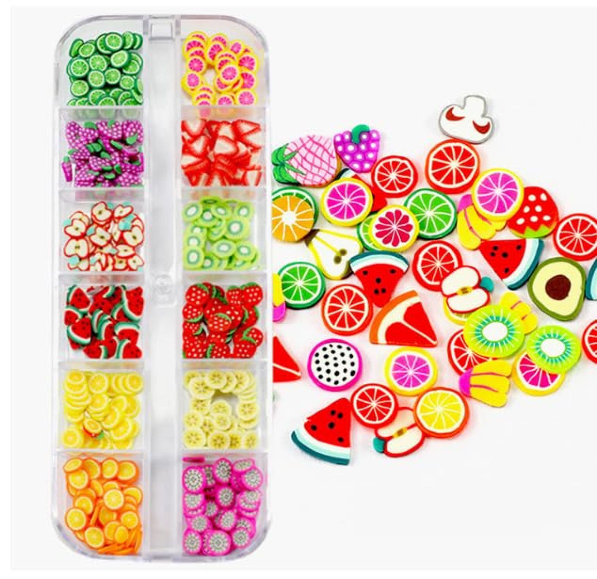 3D Fruit Nail Art Slices, Summer Fruit Slime Nail Supplies Nail Art Decorations Fruit Flakes Nail Accessories Nail Art Slice Cute Designs Decor Women Girls Manicure Supplies DIY Crafts Nail Art (fruit miler) 3D Fruit Nail Art Slices, Summer Fruit Slime Nail Supplies Nail Art Decorations Fruit Flakes Nail Accessories Nail Art Slice Cute Designs Decor Women Girls Manicure Supplies DIY Crafts Nail Art (fruit miler)
