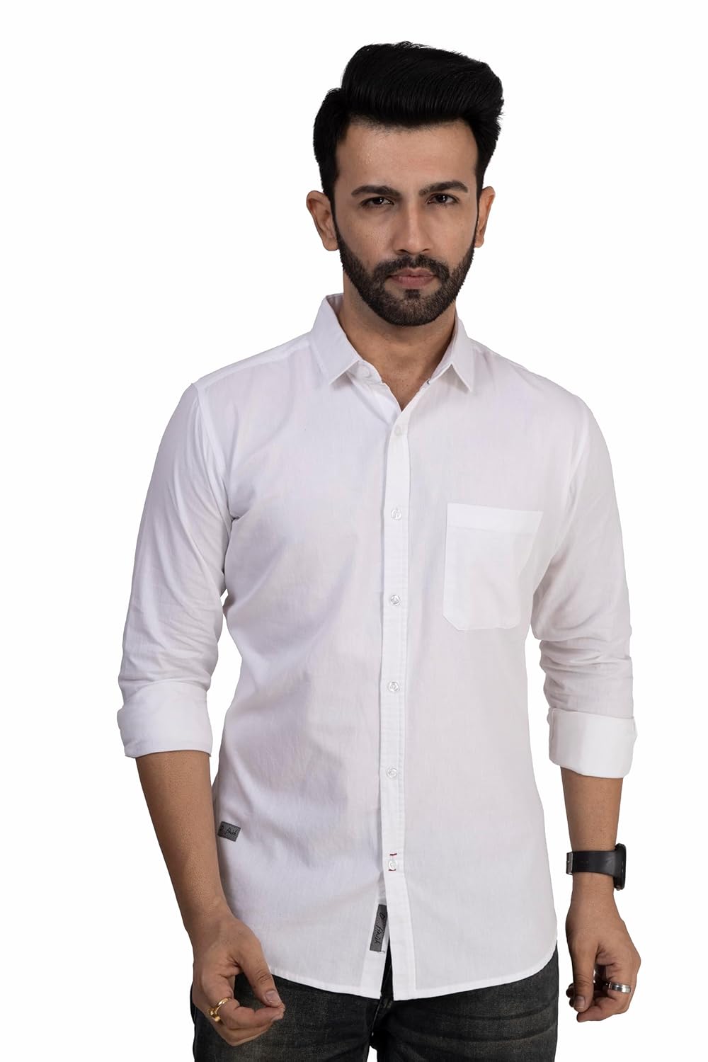 D… finish Men’s Pure Cotton Full Sleeves Casual Shirt | Shirt for Men D… finish Men’s Pure Cotton Full Sleeves Casual Shirt | Shirt for Men