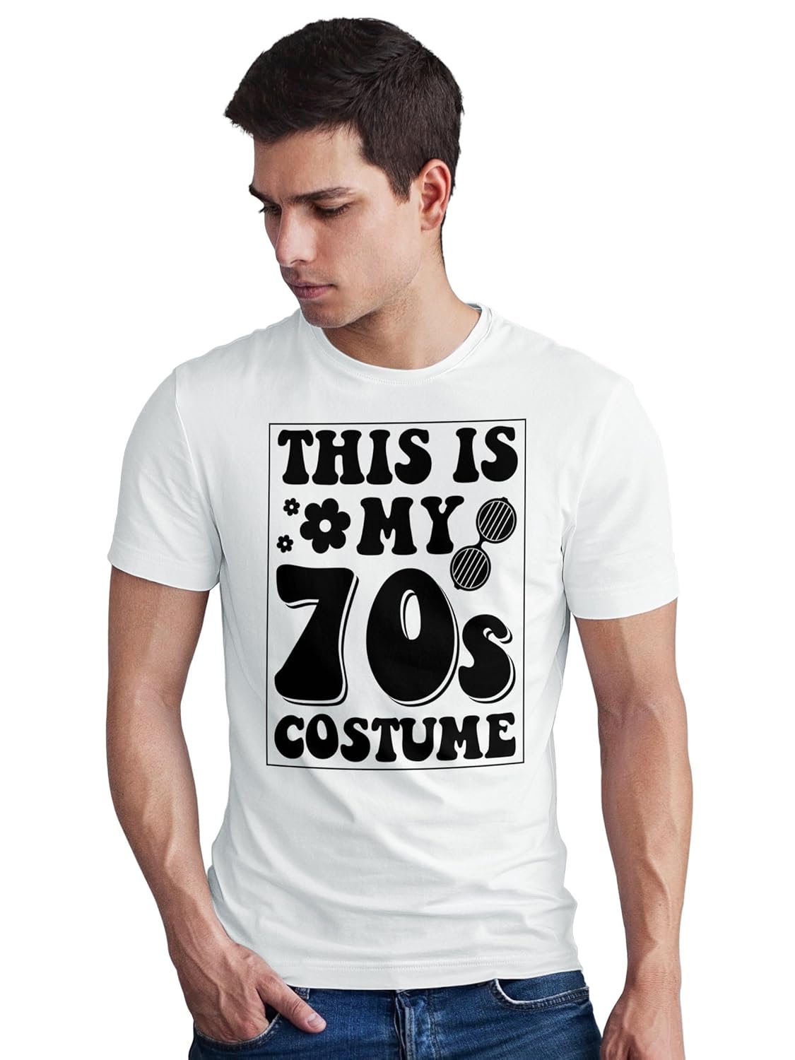 SeekBuyLove This is My 70S Costume T-Shirt, Funny Retro Tee, 1970S Outfit, Disco Party Shirt, Seventies Style Apparel, Vintage Inspired Clothing SeekBuyLove This is My 70S Costume T-Shirt, Funny Retro Tee, 1970S Outfit, Disco Party Shirt, Seventies Style Apparel, Vintage Inspired Clothing