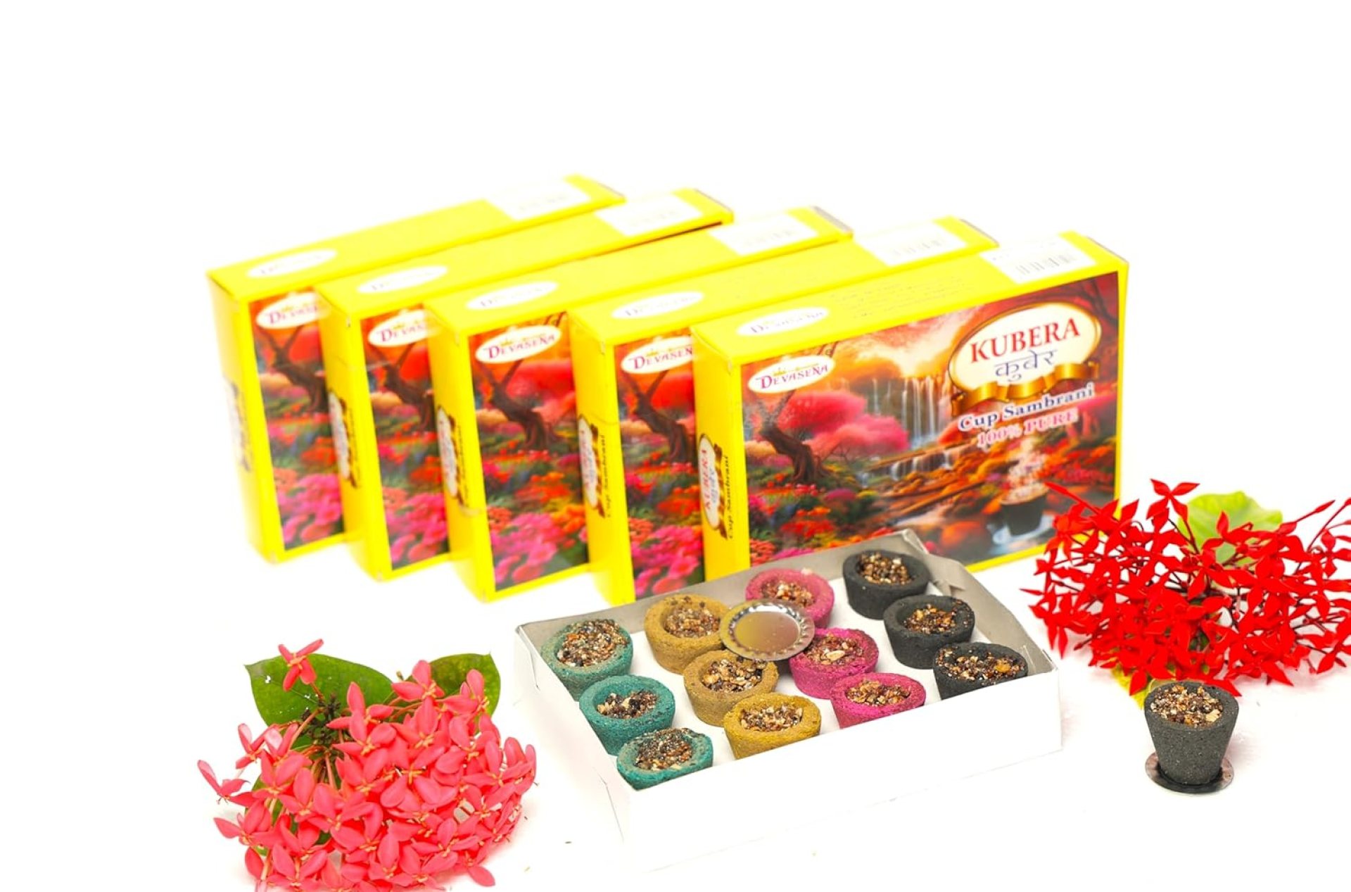Devasena Cupsamprani Dhoop Cups | Loban & Guggul Dhoop (Pack of 6) | 12 Dhoop Cups per Pack | Natural & Herbal Incense for Puja, Havan & Meditation | Long-Lasting Fragrance & Chemical-Free Devasena Cupsamprani Dhoop Cups | Loban & Guggul Dhoop (Pack of 6) | 12 Dhoop Cups per Pack | Natural & Herbal Incense for Puja, Havan & Meditation | Long-Lasting Fragrance & Chemical-Free