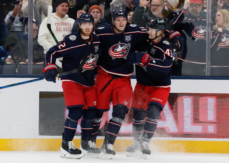 Johnson has aim and an help in Blue Jackets’ 5-3 win over Blues Johnson has aim and an help in Blue Jackets’ 5-3 win over Blues