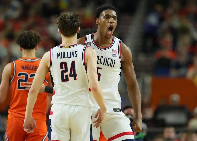 Remaining 4 2026: UConn stymies Illinois, fends off rally to advance to 3rd NCAA title recreation in 4 seasons Remaining 4 2026: UConn stymies Illinois, fends off rally to advance to 3rd NCAA title recreation in 4 seasons