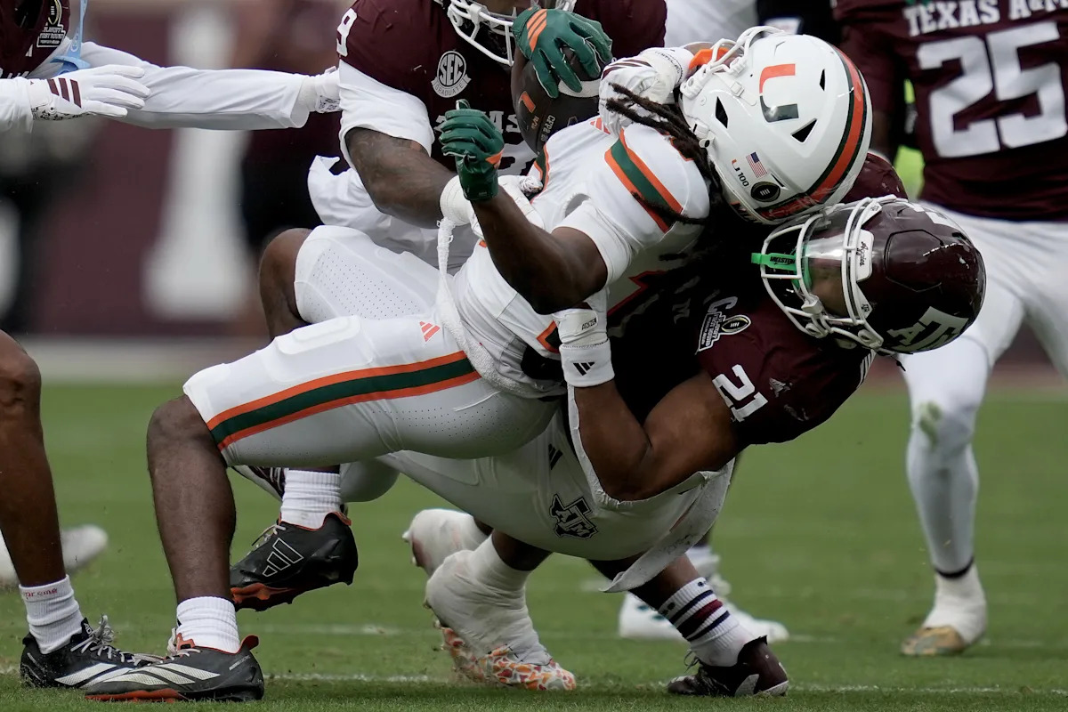 Miami’s fierce protection dominates Texas A&M to advance to Cotton Bowl Miami’s fierce protection dominates Texas A&M to advance to Cotton Bowl