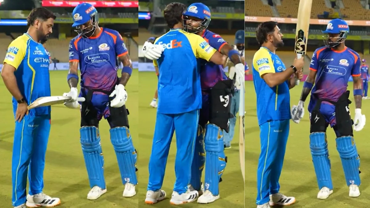 IPL 2026: ‘Love you darling’- Hardik Pandya’s response to MS Dhoni steals the present |Watch IPL 2026: ‘Love you darling’- Hardik Pandya’s response to MS Dhoni steals the present |Watch