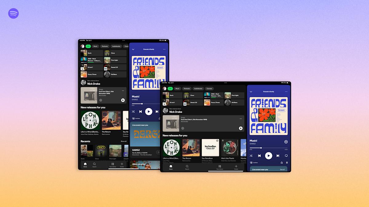 Spotify debuts a brand new UI only for tablets Spotify debuts a brand new UI only for tablets