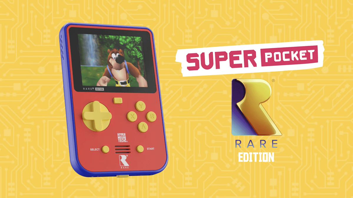 This retro-inspired handheld comes with Banjo-Kazooie and Battletoads inbuilt This retro-inspired handheld comes with Banjo-Kazooie and Battletoads inbuilt
