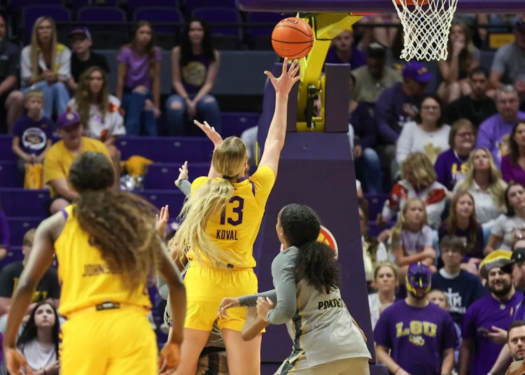 Kate Koval scores 23 as LSU dominates Alabama State 109-41 Kate Koval scores 23 as LSU dominates Alabama State 109-41