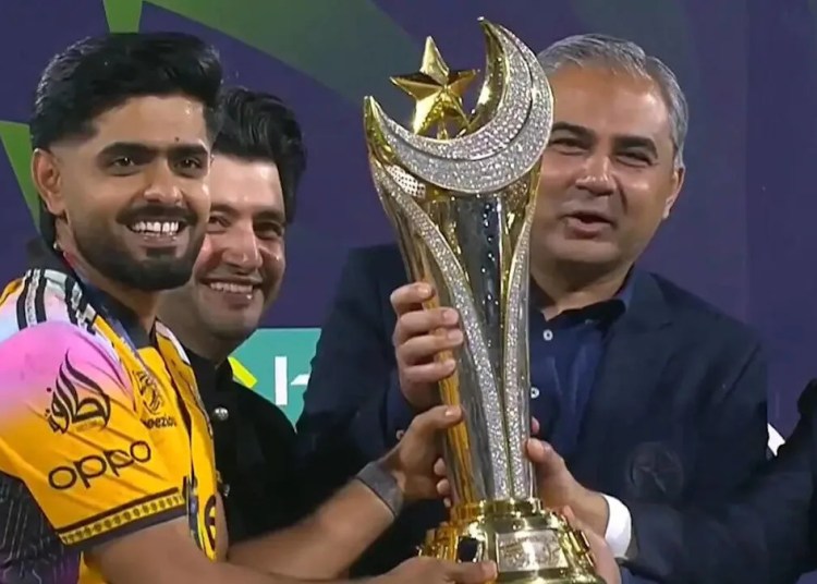 PSL remaining: Mohsin Naqvi fingers trophy as Babar Azam lifts first T20 title as captain PSL remaining: Mohsin Naqvi fingers trophy as Babar Azam lifts first T20 title as captain