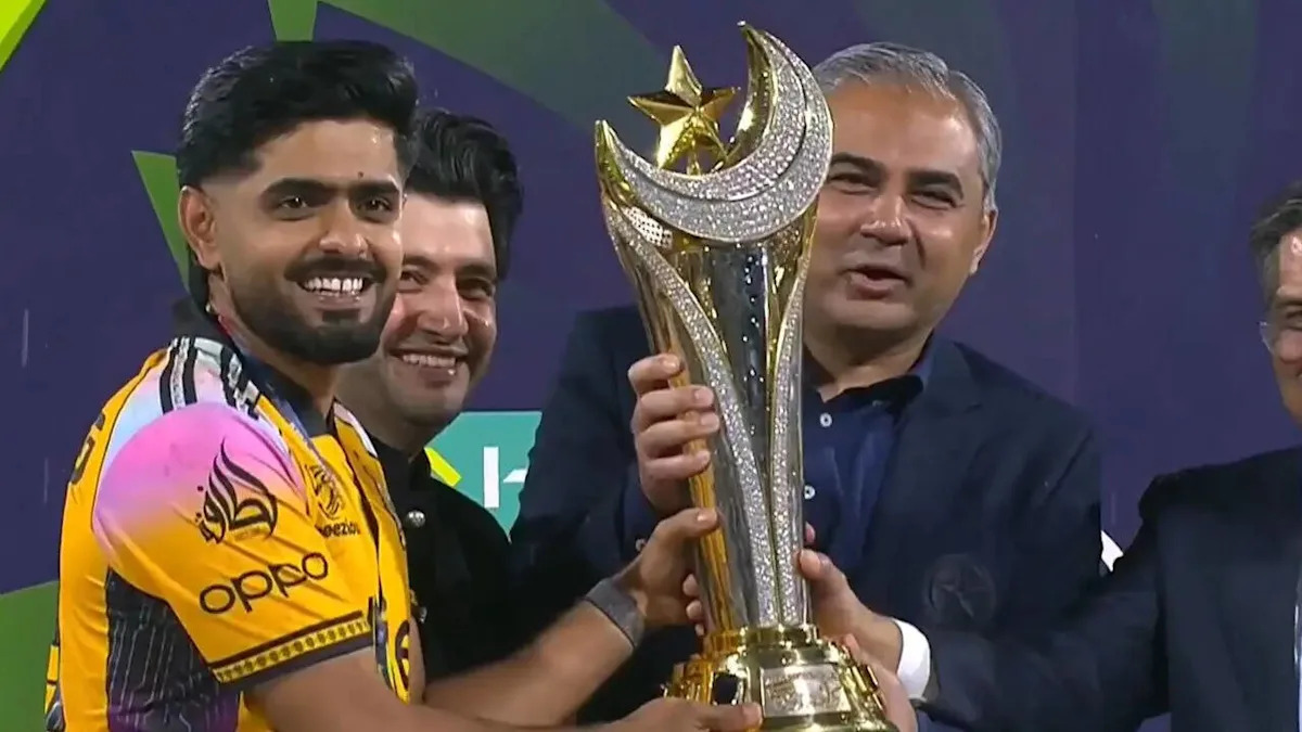 PSL remaining: Mohsin Naqvi fingers trophy as Babar Azam lifts first T20 title as captain PSL remaining: Mohsin Naqvi fingers trophy as Babar Azam lifts first T20 title as captain