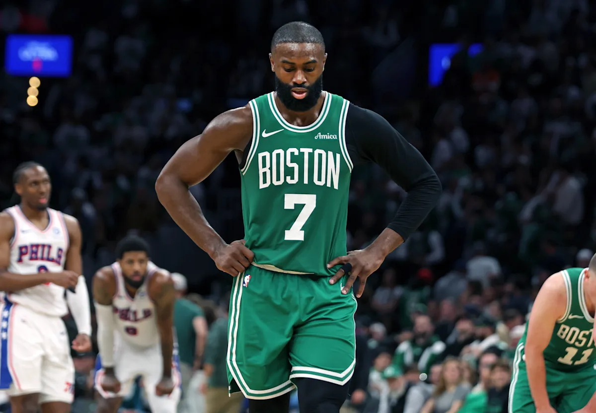 Jaylen Brown accuses Joel Embiid of ‘flopping round,’ factors to refs after Celtics’ Recreation 7 loss to Sixers Jaylen Brown accuses Joel Embiid of ‘flopping round,’ factors to refs after Celtics’ Recreation 7 loss to Sixers