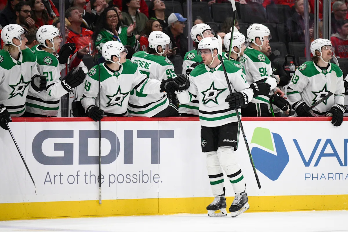 Stars beat the Capitals 4-1 to finish their dropping streak at 6 video games Stars beat the Capitals 4-1 to finish their dropping streak at 6 video games