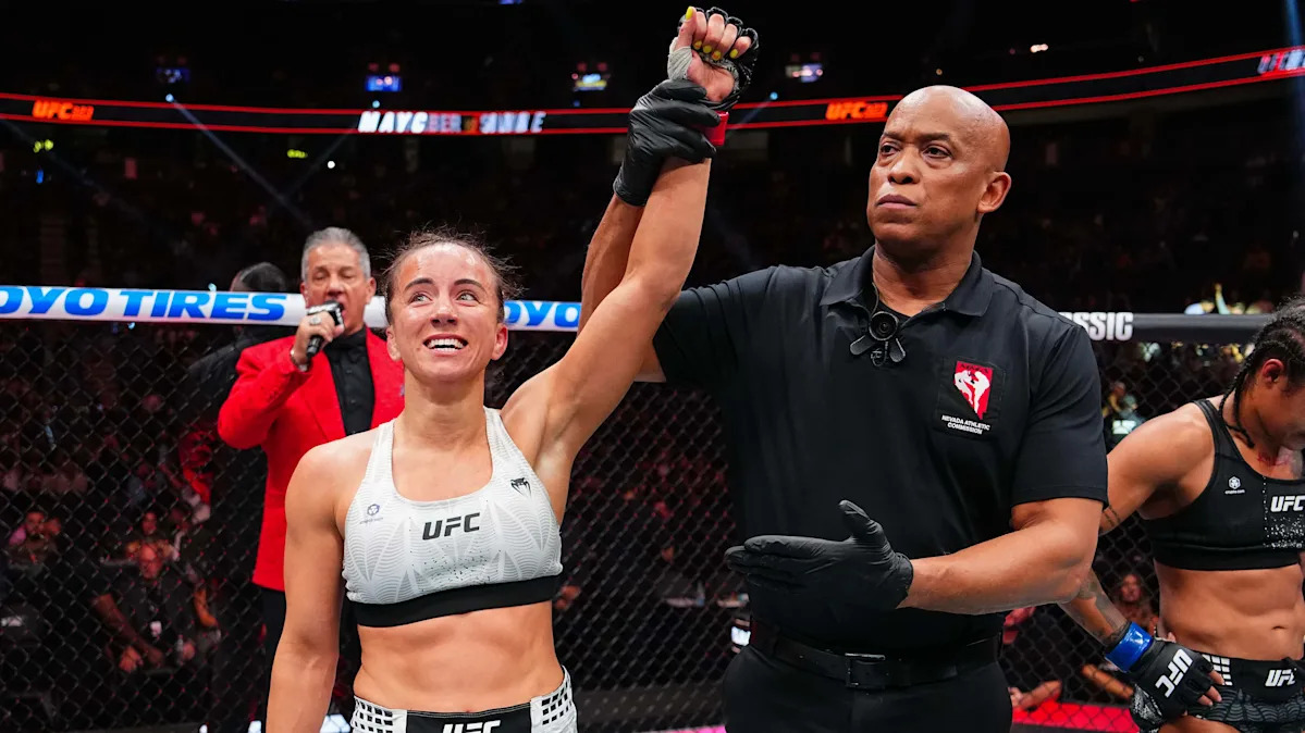 Maycee Barber would not need Mark Smith reffing her fights after ‘horrible’ dealing with of UFC 323 foul Maycee Barber would not need Mark Smith reffing her fights after ‘horrible’ dealing with of UFC 323 foul