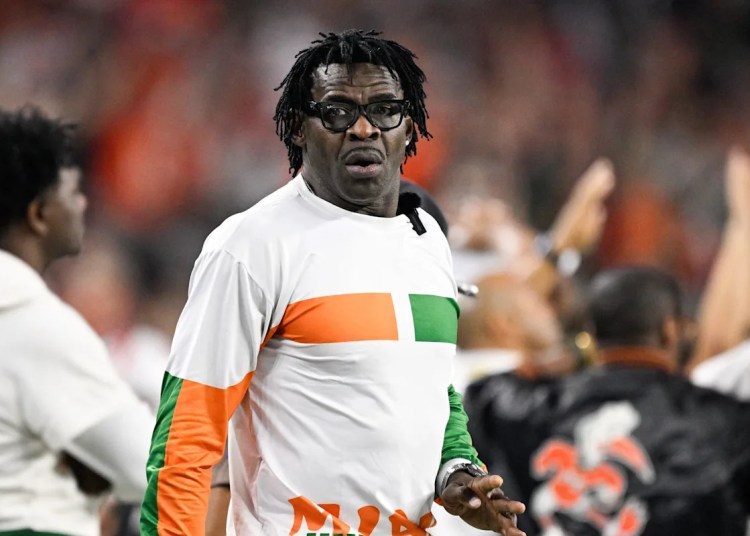Michael Irvin spanked a Gatorade cooler to recap Miami’s CFP win Michael Irvin spanked a Gatorade cooler to recap Miami’s CFP win