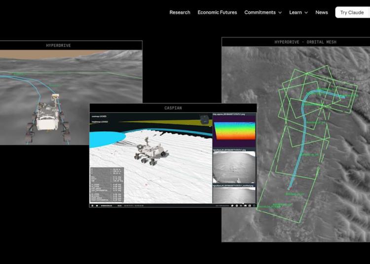 NASA used Claude to plot a route for its Perseverance rover on Mars NASA used Claude to plot a route for its Perseverance rover on Mars