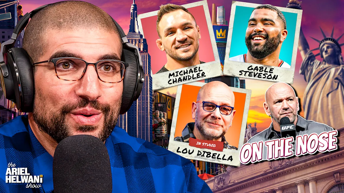 The Ariel Helwani Present | Michael Chandler, Gable Steveson, Lou DiBella in-studio, On The Nostril and extra The Ariel Helwani Present | Michael Chandler, Gable Steveson, Lou DiBella in-studio, On The Nostril and extra