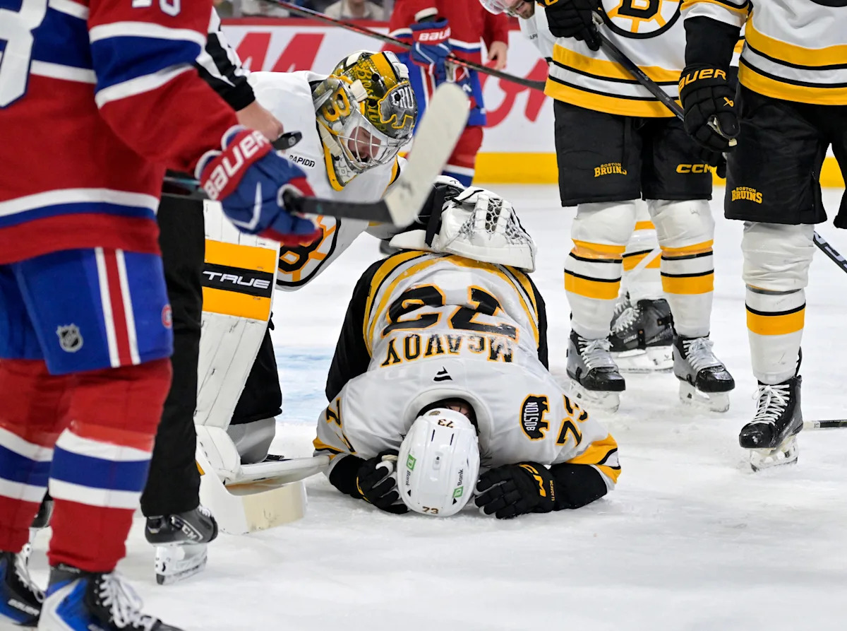 Charlie McAvoy harm replace: Bruins participant, US Olympian hit in face by puck Charlie McAvoy harm replace: Bruins participant, US Olympian hit in face by puck