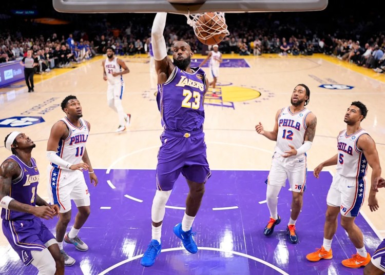 Austin Reaves scores 35, Lakers overcome Luka’s damage departure for 119-115 win over Sixers Austin Reaves scores 35, Lakers overcome Luka’s damage departure for 119-115 win over Sixers