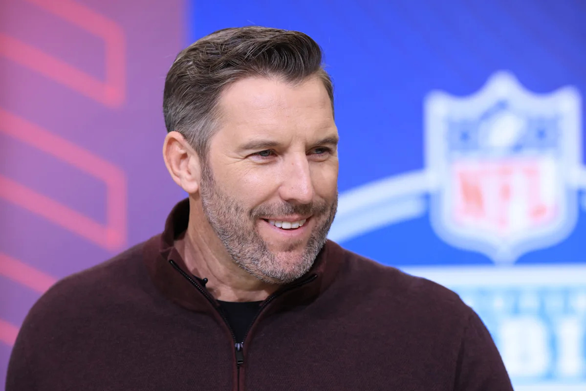 Commanders’ GM Adam Peters not ready round with Laremy Tunsil Commanders’ GM Adam Peters not ready round with Laremy Tunsil