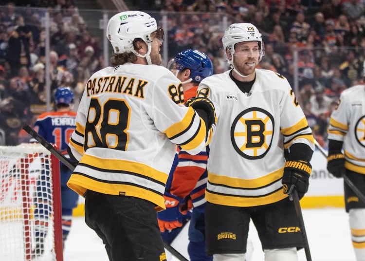 Pastrnak leads Bruins previous Oilers 6-2 to cease 6-game slide Pastrnak leads Bruins previous Oilers 6-2 to cease 6-game slide