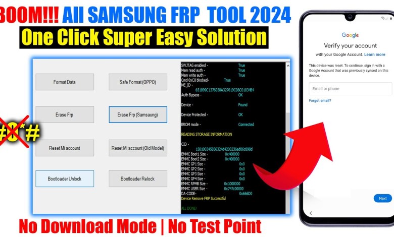 Samsung FRP Tool 2024 All Samsung Android 11 12 13 Samsung FRP Tool 2024 All Samsung Android 11 12 13