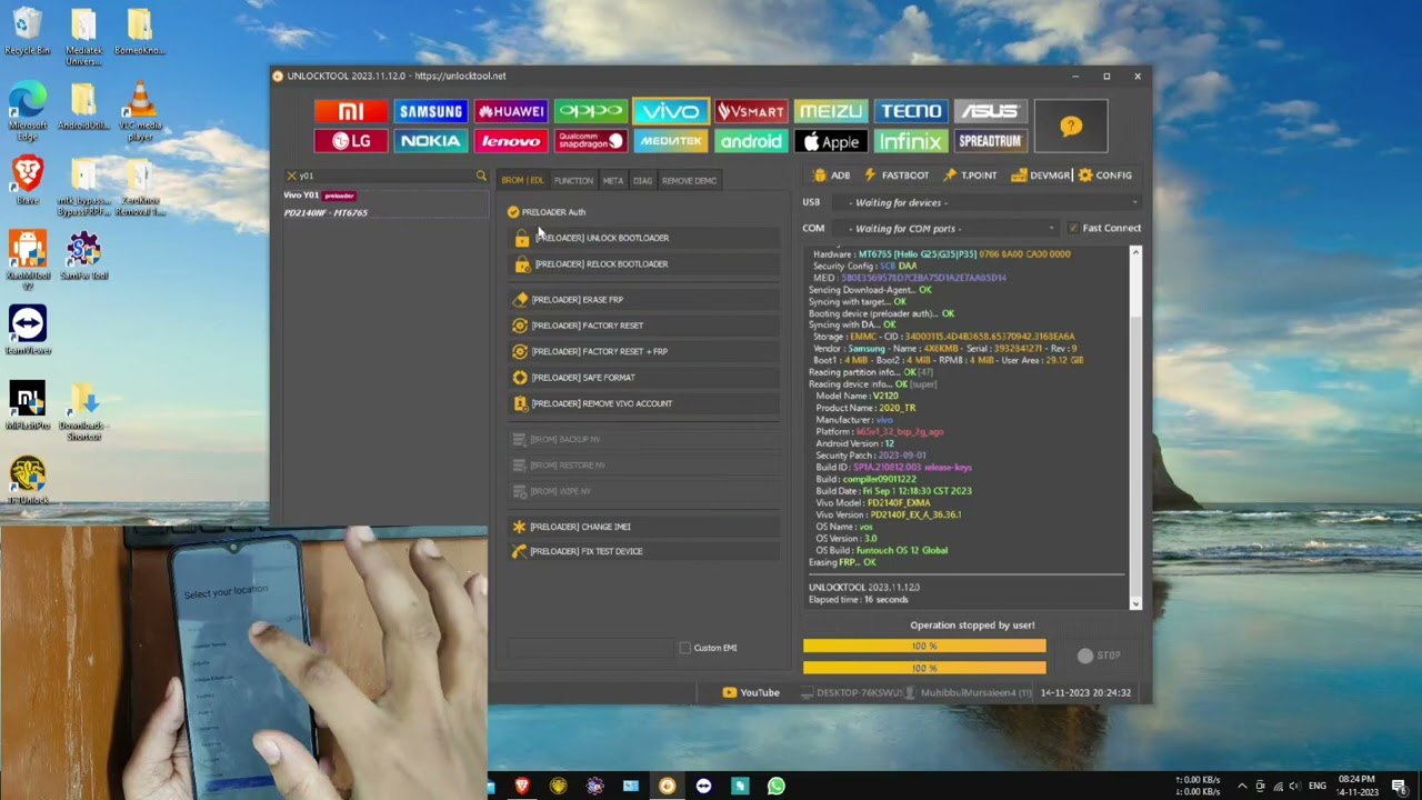 VIVO Y01 FRP BYPASS UNLOCK TOOL 2024 VIVO Y01 FRP BYPASS UNLOCK TOOL 2024
