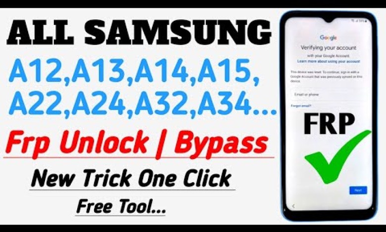 Samsung A12-A13-A14-A15-A22-A24 FRP Bypass ADB Samsung A12-A13-A14-A15-A22-A24 FRP Bypass ADB