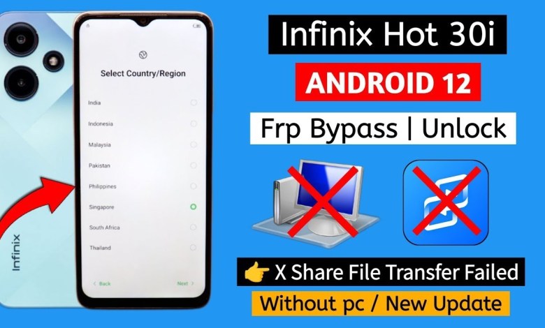 infinix hot 30 i frp bypass | x669c google account infinix hot 30 i frp bypass | x669c google account