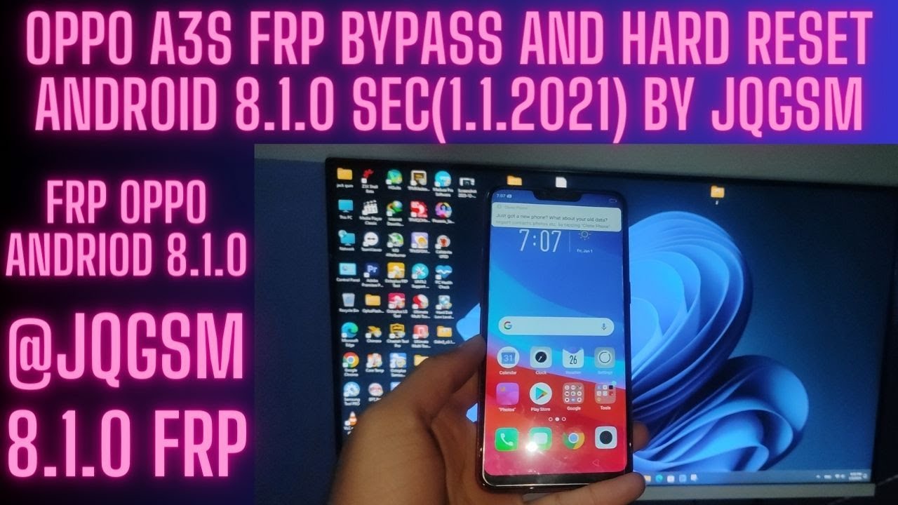 OPPO A3S FRP BYPASS AND HARD RESET ANDROID 8.1.0 OPPO A3S FRP BYPASS AND HARD RESET ANDROID 8.1.0