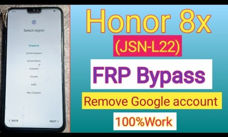 Honor 8X Frp bypass||JSN-L22 Google account bypass 2023 Honor 8X Frp bypass||JSN-L22 Google account bypass 2023