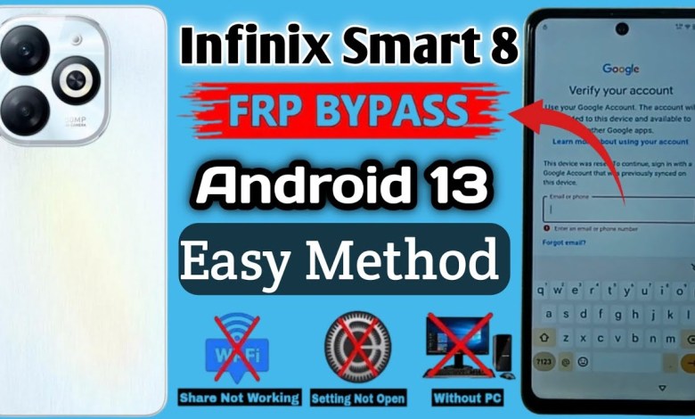 Unlock the Secrets: Infinix Smart 8 (X6525) FRP Bypass Without a PC! Unlock the Secrets: Infinix Smart 8 (X6525) FRP Bypass Without a PC!