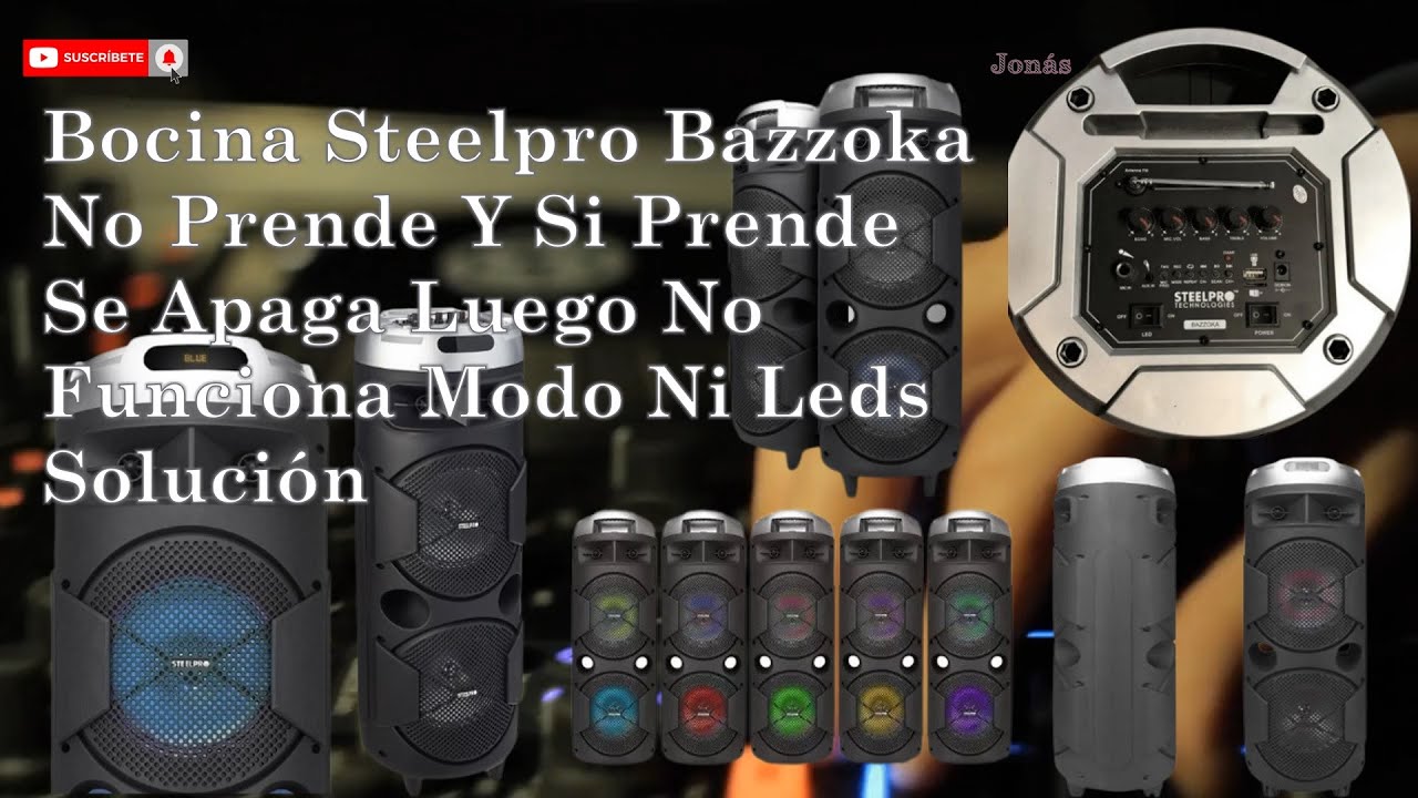 Steelpro Bazzoka Portable Speaker With Bluetooth No Steelpro Bazzoka Portable Speaker With Bluetooth No