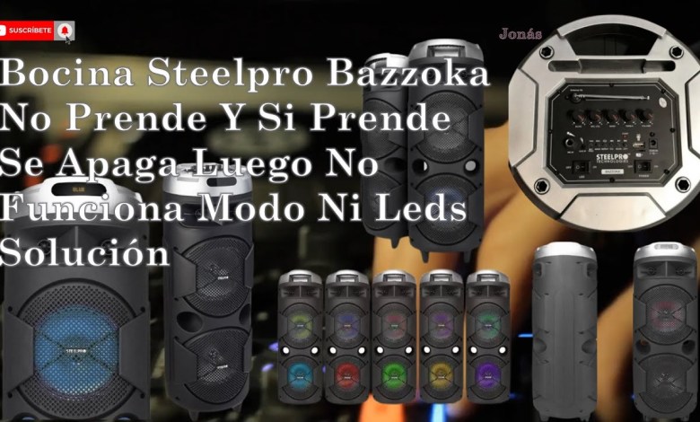 Steelpro Bazzoka Portable Speaker With Bluetooth No Steelpro Bazzoka Portable Speaker With Bluetooth No