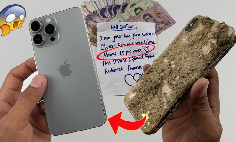 Restore Destroyed iPhone Xs Max into iPhone 15 Pro Max Restore Destroyed iPhone Xs Max into iPhone 15 Pro Max
