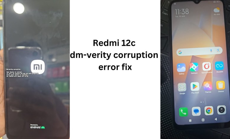 Redmi 12c dm-verity corruption error fix Repair Redmi 12c dm-verity corruption error fix Repair