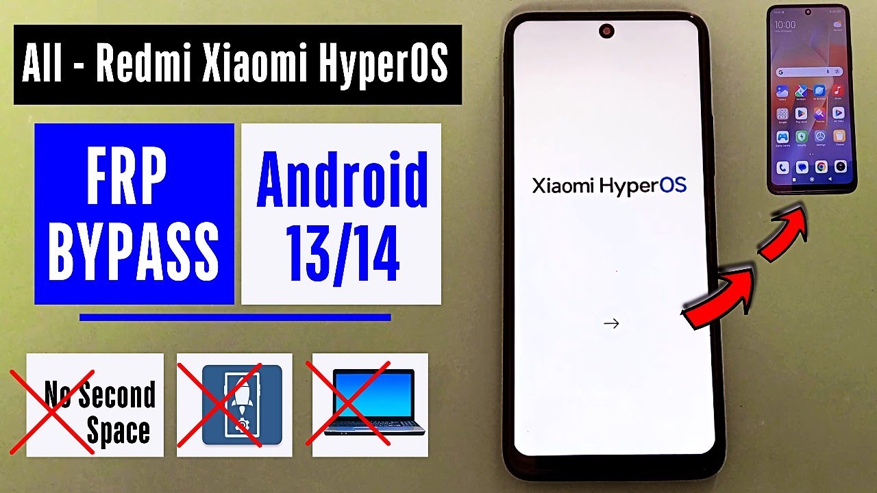 All – Redmi Xiaomi HyperOS FRP Bypass/Unlock 2024 – All – Redmi Xiaomi HyperOS FRP Bypass/Unlock 2024 –