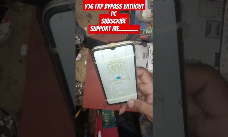 Unlock Y16 Without PC: The Ultimate Frp Bypass Tricks! #shortvideo Unlock Y16 Without PC: The Ultimate Frp Bypass Tricks! #shortvideo
