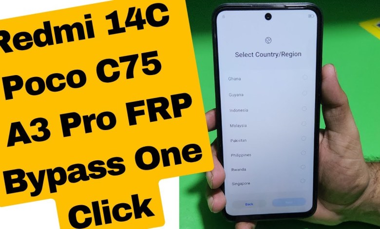 Unlocking Secrets: The Ultimate One-Click FRP Bypass Tool for Redmi 14C, Poco C75, and A3 Pro! Unlocking Secrets: The Ultimate One-Click FRP Bypass Tool for Redmi 14C, Poco C75, and A3 Pro!