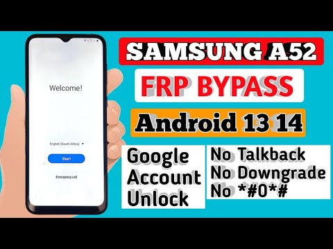Samsung Galaxy A52 U6 FRP Bypass Android 13/14 | Samsung Galaxy A52 U6 FRP Bypass Android 13/14 |