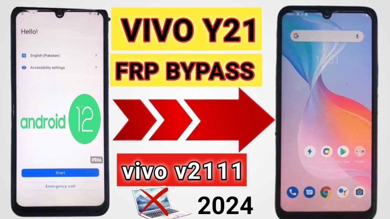 VIVO Y21 Y21a FRP BYPASS ANDROID 12 | VIVO V2111 GOOGLE VIVO Y21 Y21a FRP BYPASS ANDROID 12 | VIVO V2111 GOOGLE