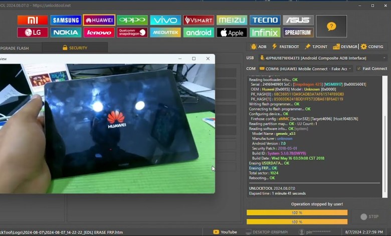 Huawei Mediapad T3 10″ AGS-W09 FRP unlock | Huawei Huawei Mediapad T3 10″ AGS-W09 FRP unlock | Huawei