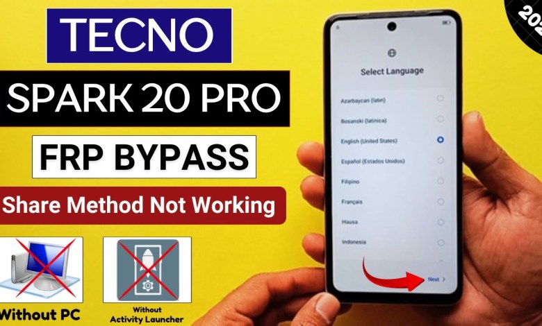 Curious about Tecno Spark 20 Pro FRP Bypass? Read this article! Curious about Tecno Spark 20 Pro FRP Bypass? Read this article!