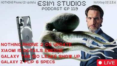 eSIM STUDIOS Podcast Ep 119 | Nothing Phone 2 OS 2.5.6 eSIM STUDIOS Podcast Ep 119 | Nothing Phone 2 OS 2.5.6