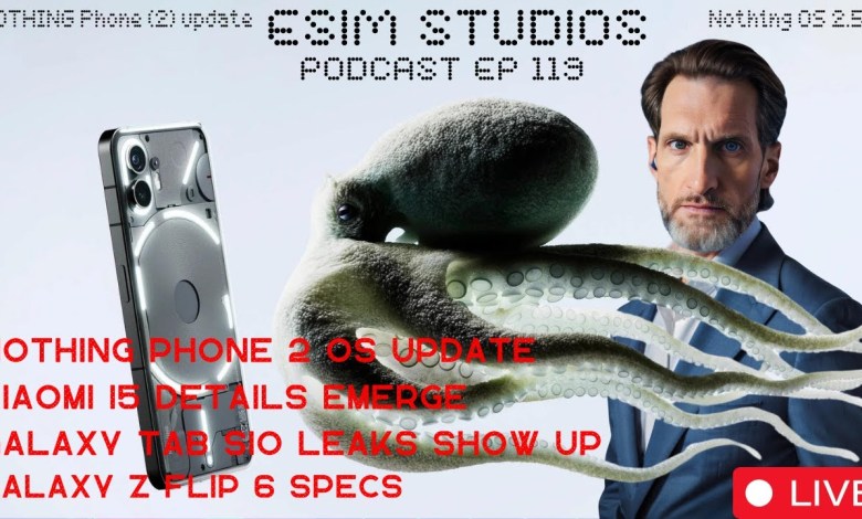 eSIM STUDIOS Podcast Ep 119 | Nothing Phone 2 OS 2.5.6 eSIM STUDIOS Podcast Ep 119 | Nothing Phone 2 OS 2.5.6