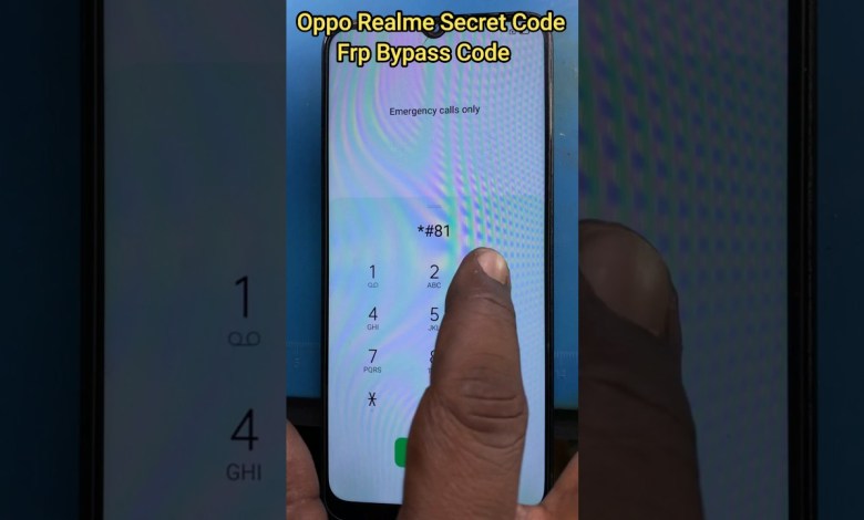 Oppo Realme Secret Code || Frp Bypass Code Oppo Realme Secret Code || Frp Bypass Code